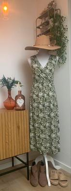 Nieuw! Zomerse midi-jurk in tropische bohemian stijl, mt S, Ophalen, Overige kleuren, Nieuw, Maat 36 (S)