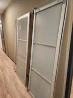 Te koop Ikea Pax schuifdeuren met melk glas, Huis en Inrichting, Kasten | Kledingkasten, Zo goed als nieuw, 200 cm of meer, Minder dan 25 cm