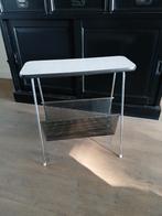 Pilastro Bijzettafeltje Jaren 60, Huis en Inrichting, Minder dan 55 cm, Gebruikt, Metaal of Aluminium, Vintage