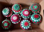 Gehaakte kerstballen 6cm, Ophalen of Verzenden, Nieuw
