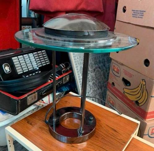 Lamp vintage Boxford Holland B.V. Tafellamp Glas  jaren 80., Huis en Inrichting, Lampen | Tafellampen, Ophalen of Verzenden