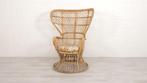 Vintage pauwenstoel | Peacock chair | Rotan, Huis en Inrichting, Gebruikt, Ophalen of Verzenden, Mid century modern, vintage, retro