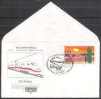 Duitsland (29) - ICE - trein - 50 jaar Verkehrsgewerkschaft, Postzegels en Munten, Envelop, Verzenden
