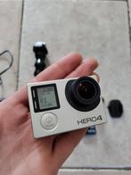 GoPro Hero 4 Silver met accesoires, Audio, Tv en Foto, Actiecamera's, Gebruikt, Ophalen of Verzenden, GoPro
