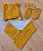 Muts sjaal handschoenen setje (9-24 mnd.), Ophalen of Verzenden, Zo goed als nieuw, Hema, Meisje