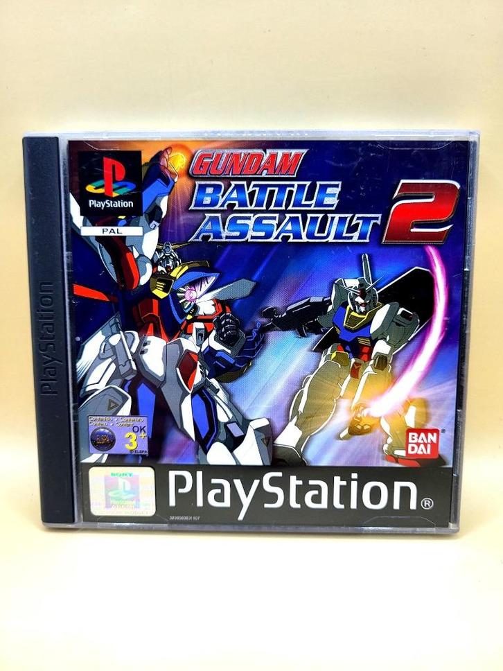Gundam Battle Assault 2 Compleet - PS1 - PAL, Spelcomputers en Games, Games | Sony PlayStation 1, Zo goed als nieuw, Shooter, 1 speler