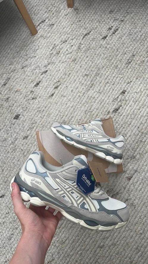 Asics GEL-NYC Cream Oyster Grey - Nieuw - Maat 43,5, Kleding | Heren, Schoenen, Ophalen of Verzenden