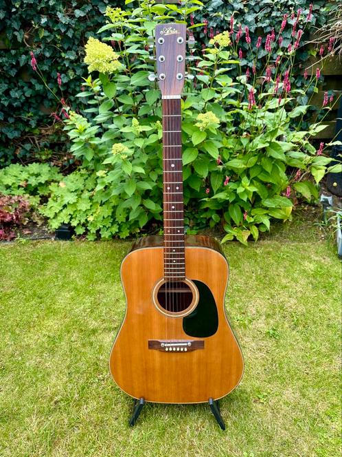 Vintage Aria Western - made in Japan - massieve top, Muziek en Instrumenten, Snaarinstrumenten | Gitaren | Akoestisch, Gebruikt