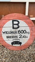 Verkeersbord voor Mancave, Verzamelen, Merken en Reclamevoorwerpen, Ophalen of Verzenden, Gebruikt, Reclamebord