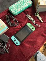 Nintendo switch animal crossing edition, Ophalen of Verzenden, Zo goed als nieuw