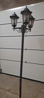 2 Mooie staande lantaarn Buitenlamp, Gebruikt, Minder dan 50 watt, Staande lamp, Aluminium