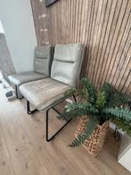 Opknapper! Stoelen 10,- per stuk, 4 stuks aanwezig, Huis en Inrichting, Stoelen, Gebruikt, Leer, Ophalen of Verzenden, Vier