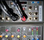 Vonyx VMM-F701 Mengpaneel + DAP PL-08S Microfoon Nieuwstaat, Muziek en Instrumenten, Mengpanelen, Ophalen of Verzenden, Gebruikt