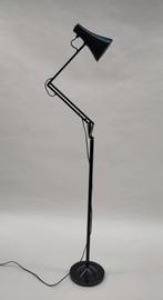 Vintage metalen Terry Angelpoise lamp staande lamp zwart, Gebruikt, Mid century modern industrial design, ., Ophalen of Verzenden
