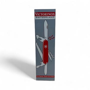 Groot Vintage Reclamebord Victorinox Zakmessen beschikbaar voor biedingen