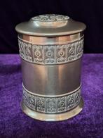 Vintage Haugrud Noorwegen Tabakspot Viking Motief, Antiek en Kunst, Antiek | Tin, Ophalen of Verzenden