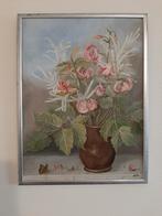 Schilderij stilleven bloemen, Antiek en Kunst, Ophalen of Verzenden