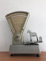 Vintage Zweedse emaille (deco) weegschaal Lindells Jonköping, Ophalen