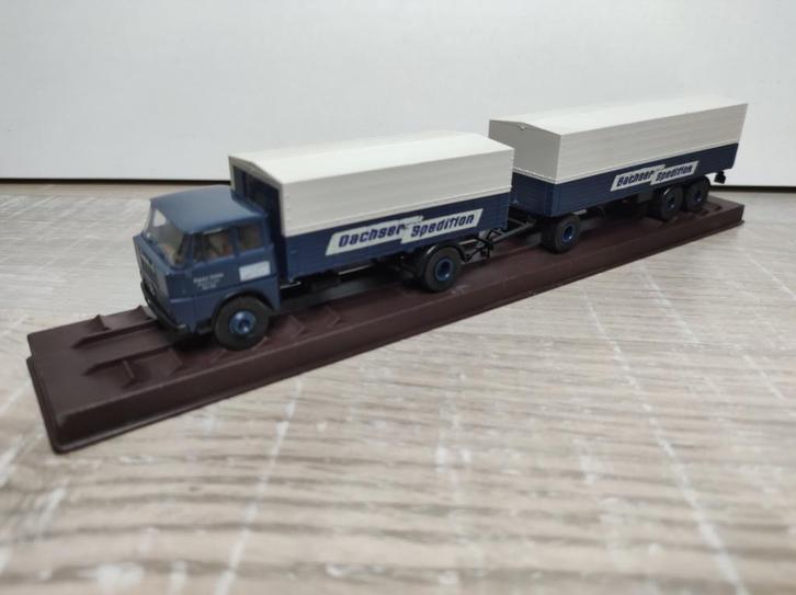 Brekina 8251 1:87 Henschel HS 16 Dachser Spedition H0 OVP, Hobby en Vrije tijd, Modelauto's | 1:87, Nieuw, Bus of Vrachtwagen