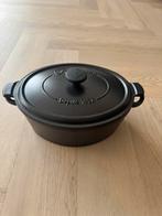 Ovale braadpan Fontignac, Ophalen of Verzenden, Gietijzer, Koekenpan of Braadpan