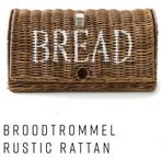 Riviera maison rustic rattan broodtrommel, Huis en Inrichting, Ophalen, Zo goed als nieuw