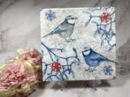 Home fashion knutsel servetten vogels blauw takken nr 422, Nieuw, Ophalen of Verzenden, Materiaal