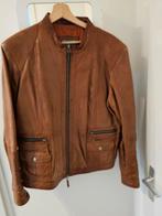 Mark Adam Leren Jas Maat 46, Ophalen of Verzenden, Gedragen, Bruin