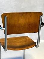 Gispen sledestoel jaren 30 buisframe stoel eettafelstoel, Huis en Inrichting, Stoelen, Gebruikt, Vintage, Ophalen of Verzenden