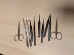 Pincetten, cuticle pushers, nagelscharen, Sieraden, Tassen en Uiterlijk, Uiterlijk | Cosmetica en Make-up, Ophalen of Verzenden