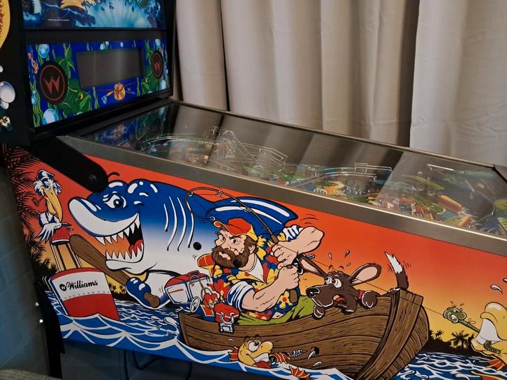 Williams Fish Tales flipperkast IZGST, Verzamelen, Automaten | Flipperkasten, Gebruikt, Flipperkast, Williams, Ophalen