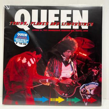 QUEEN - Trains, Planes, Limousines - Nagoya 1982 - 3LP blauw beschikbaar voor biedingen