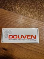 2313 Douven Machinefabriek Reclame Sticker, Verzamelen, Ophalen of Verzenden, Gebruikt