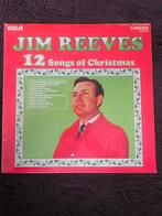LP vinyl Jim Reeves 12 Songs of Christmas, Ophalen of Verzenden, Gebruikt, 12 inch