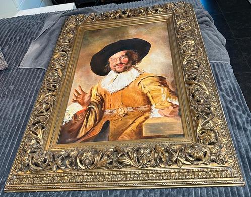 Schilderij - Naar Frans Hals Prachtige Lijst Kunst, Antiek en Kunst, Kunst | Schilderijen | Klassiek, Ophalen of Verzenden