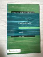 Insolventierecht - Mr. E.F. Groot - Zesde druk HBO RECHTEN, Ophalen of Verzenden, Gamma, Zo goed als nieuw, WO