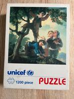 Unicef puzzel 1200 stukjes Boys Picking Fruit, Ophalen of Verzenden, Zo goed als nieuw