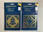 Setje 2 Multistencil, Ophalen of Verzenden, Nieuw, Overige thema's, Overige typen