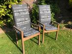 4 Mooie tuinkussens voor hoge rug tuinstoelen, Tuin en Terras, Ophalen, Zo goed als nieuw
