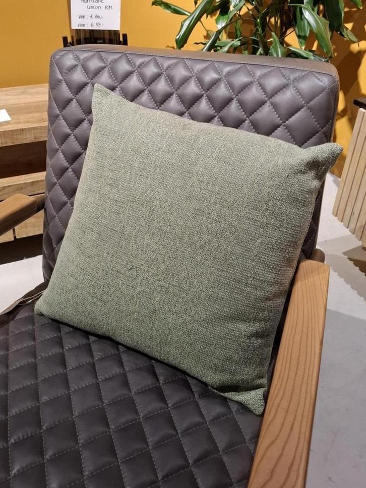 Showroom uitverkoop - Light & Living - Sierkussen DAYTON, Huis en Inrichting, Woonaccessoires | Kussens, Nieuw, Groen, Vierkant