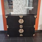 Chinese matzwarte kast, Ophalen of Verzenden, 25 tot 50 cm, 50 tot 100 cm