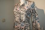 Kenzo jasje zebra print kleurrijke bloemen door de print F38, Maat 38/40 (M), Overige kleuren, Verzenden, Kenzo