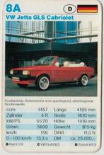 C395 autokaartje vw jetta gls cabriolet, Ophalen of Verzenden, Zo goed als nieuw, Auto's