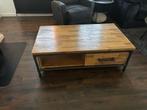 Salontafel landelijk industrieel, Ophalen, X3, Gebruikt, 100 tot 150 cm