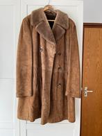 Lange suede heren jas, cognac kleur., Ophalen of Verzenden, Gedragen, Maat 48/50 (M), Bruin