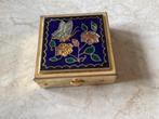 Pillendoosje cloisonnee // twee vaks, Antiek en Kunst, Ophalen of Verzenden