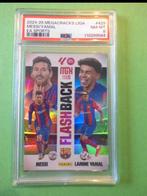 Messi en lamine yamal PSA  megacrack, Ophalen of Verzenden, Zo goed als nieuw, Losse kaart