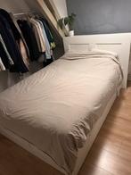 BRIMNES bedframe 140x200 met opberglades en hoofdeinde, Huis en Inrichting, Slaapkamer | Bedden, Ophalen, Gebruikt, Wit, 140 cm