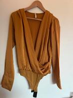Goudkleurige Bodysuit met Lange Mouwen mt 36/38, Kleding | Dames, Tops, Maat 38/40 (M), Bruin, Ophalen of Verzenden, Zo goed als nieuw