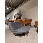 Forli fauteuil in leder Naturale Antracite nu €369,-, Ophalen, Nieuw, 75 tot 100 cm, Leer