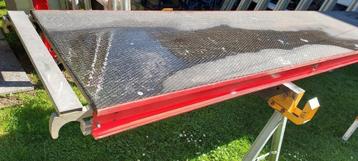 steiger mat. NIEUWSTAAT--fiberdeckvloer(305cm)--sett wielen- beschikbaar voor biedingen